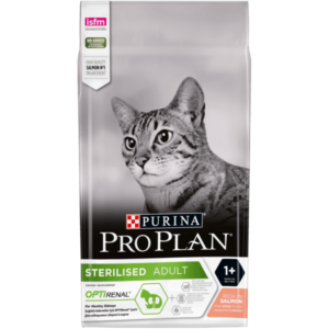 Суха котешка храна PURINA® PRO PLAN® STERILISED, за кастрирани котки в зряла възраст, със сьомга 7