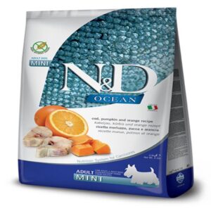 N&D Ocean Mini Adult Dog Codfish&Orange гранули без зърно