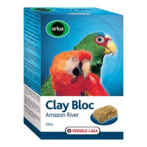 Orlux Clay Bloc Amazon River глинен блок за средни и големи папагали