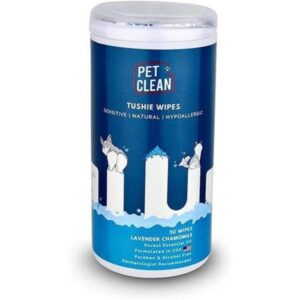 Pet Clean Tushie Wipes кърпички за почистване на аналната област за кучета и котки