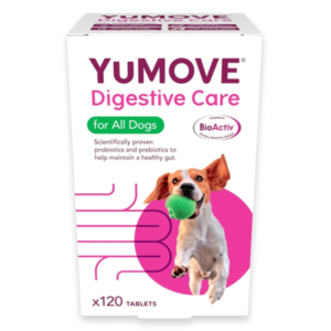 YuMove Digestive Care Dogs овкусени пробиотични таблетки за възстановяване на чревната микрофлора