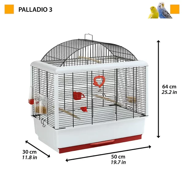 Palladio 3 клетка за малки птици 1