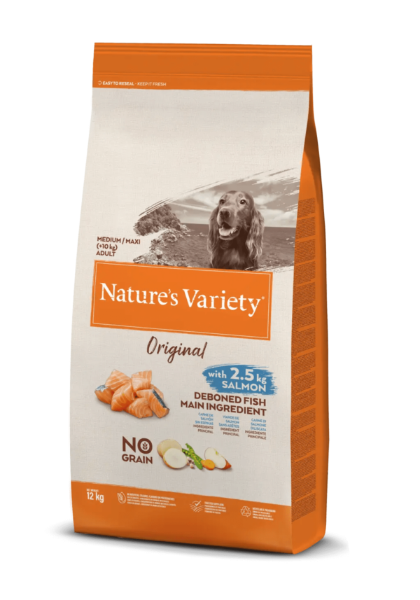 Nature's-Variety-Original-No-Grain-Medium-Maxi-Salmon-vkusna-kucheshka-hrana