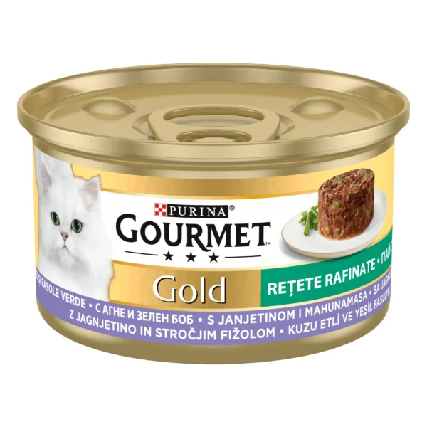 Purina Gourmet Gold Пай Двойно удоволствие с агне и зелен боб