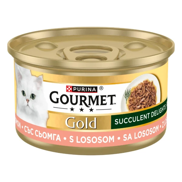 Purina Gourmet Gold сочни парченца сьомга в сос