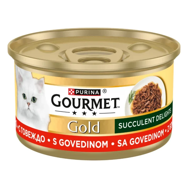 Purina Gourmet сочни парченца говеждо в сос