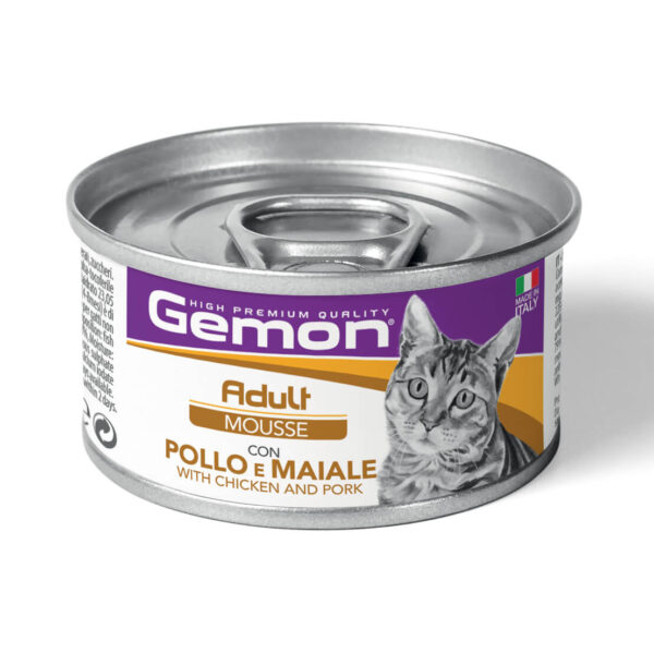 Gemon Cat Adult Chicken and Pork мус за котки