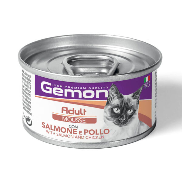 Gemon Cat Adult Mousse Salmon and Chicken мус за котки