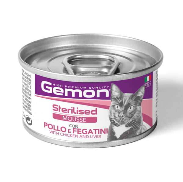 Gemon Sterilised Cat Chicken and Liver мус за кастрирани котки