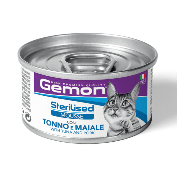 Gemon Sterilised Cat Tuna and Pork мус за кастрирани котки