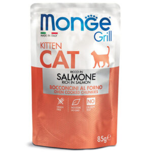 Monge Grill Kitten Salmon грил хапки за котенца