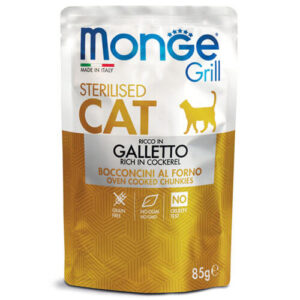 Monge Grill Sterilised Cat Galletto пауч за кастрирани котки