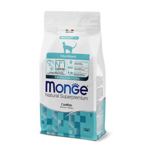 Mono Sterilised Cat Codfish монопротеинова храна за кастрирани котки