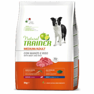 Natural Trainer Medium Adult Beef granuli za kucheta