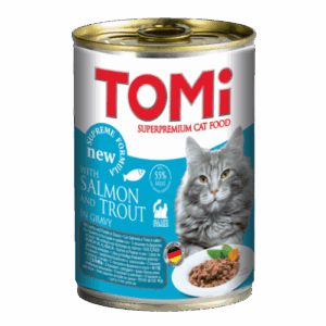 Tomi Cat Salmon and Triut konserva za kotki
