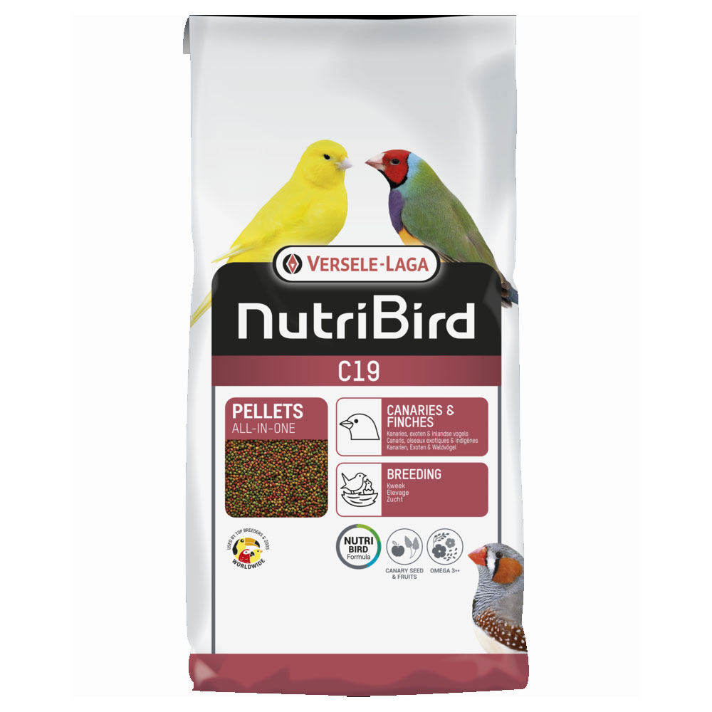 NutriBird C19 пелети за канари и финки