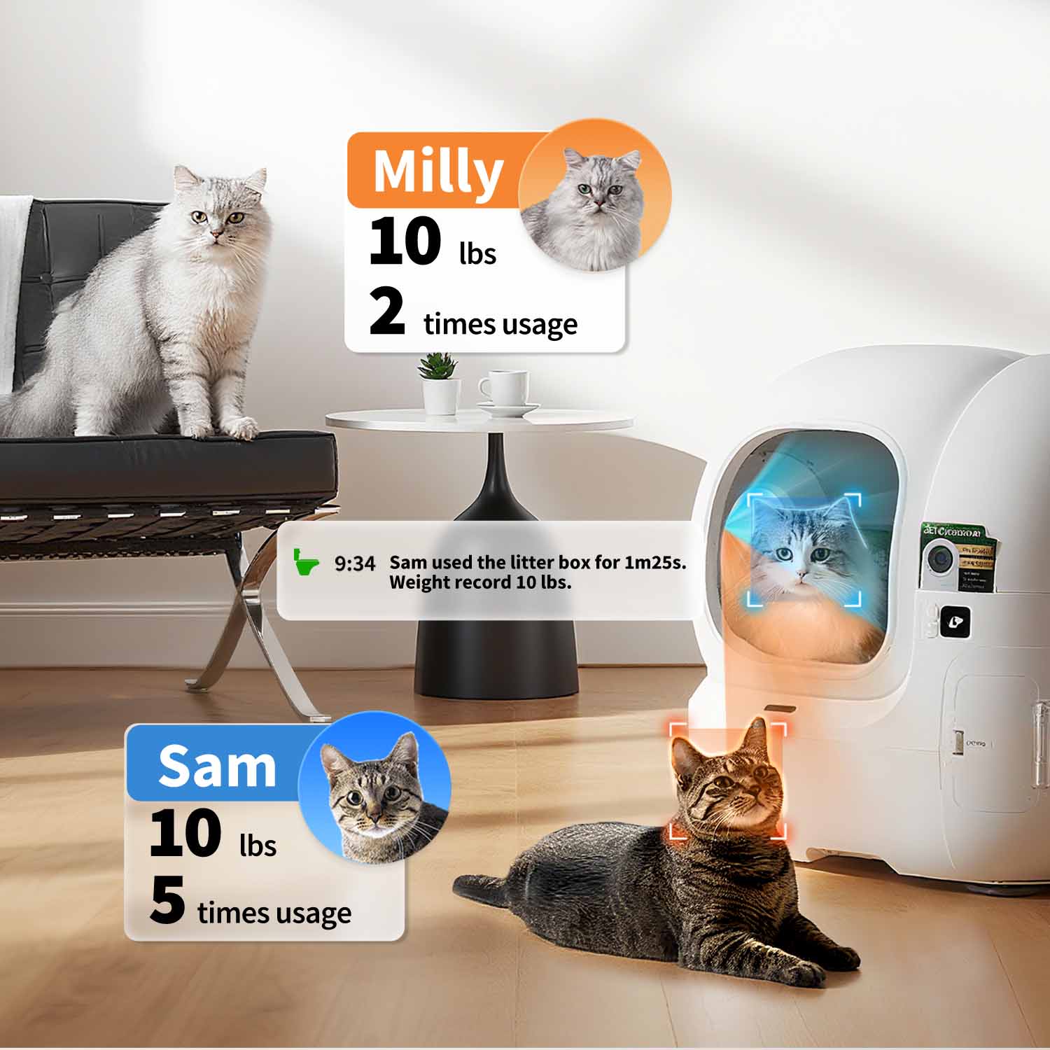Petkit Purobot Max Pro 2 автоматична котешка тоалетна - Image 2