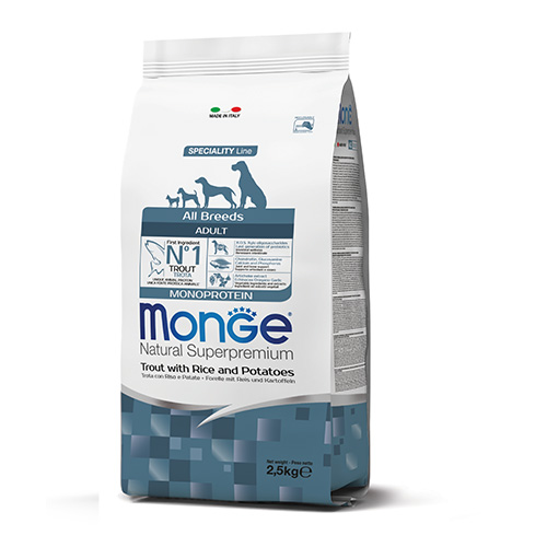 Monoprotein Adult Dog All Breeds Trout