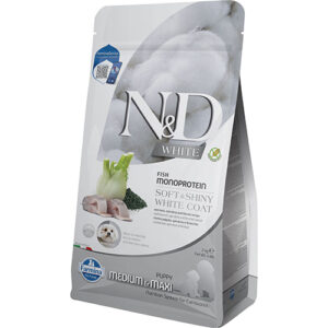 N&D White Puppy Medium&Maxi